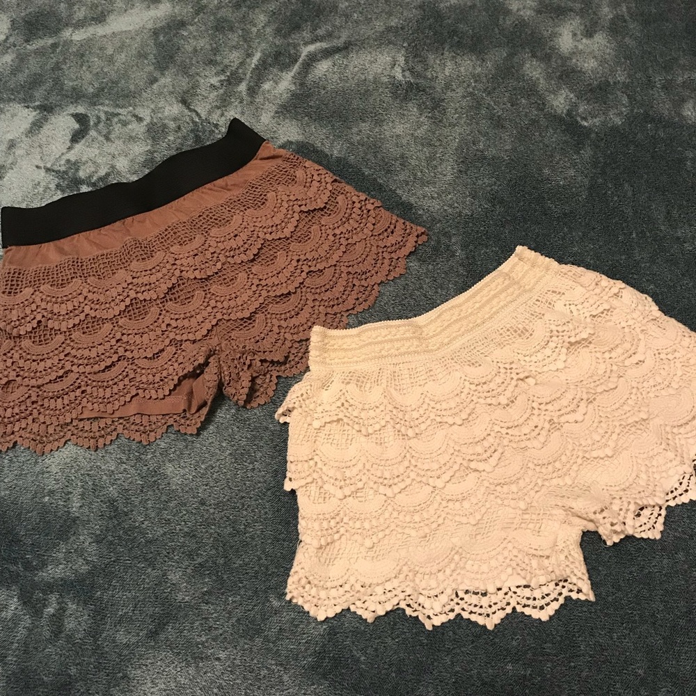 Lace shorts